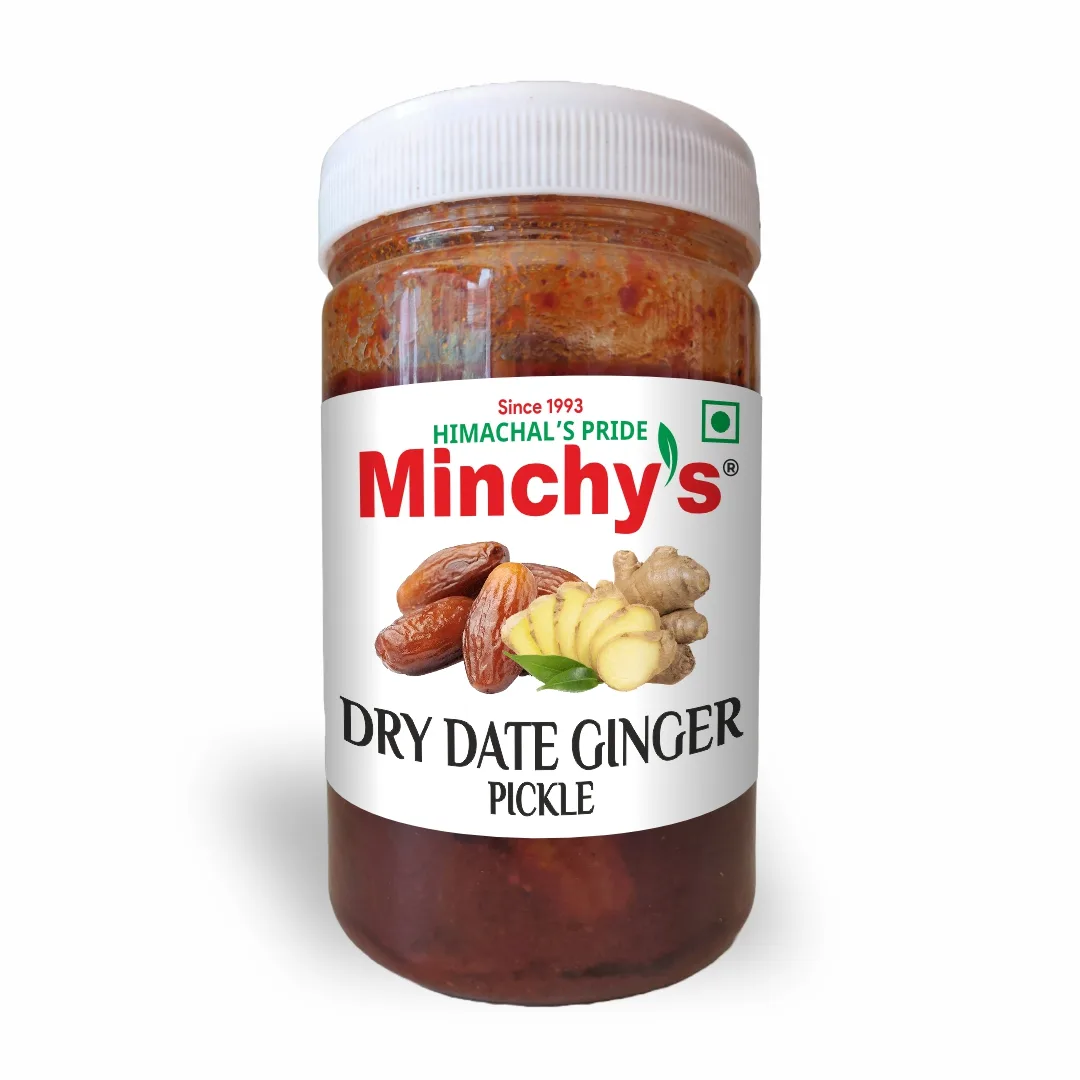 Minchy's Dry Date & Ginger Pickle Minchy's dry date ginger pickle chuara adrak ka achar
