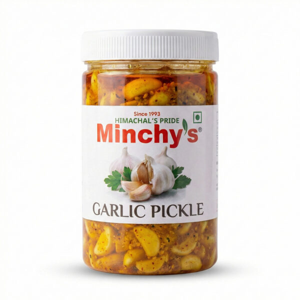 Minchy's Garlic Pickle - lahsun ka achar