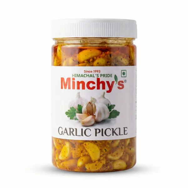 Minchy's Garlic Pickle - lahsun ka achar