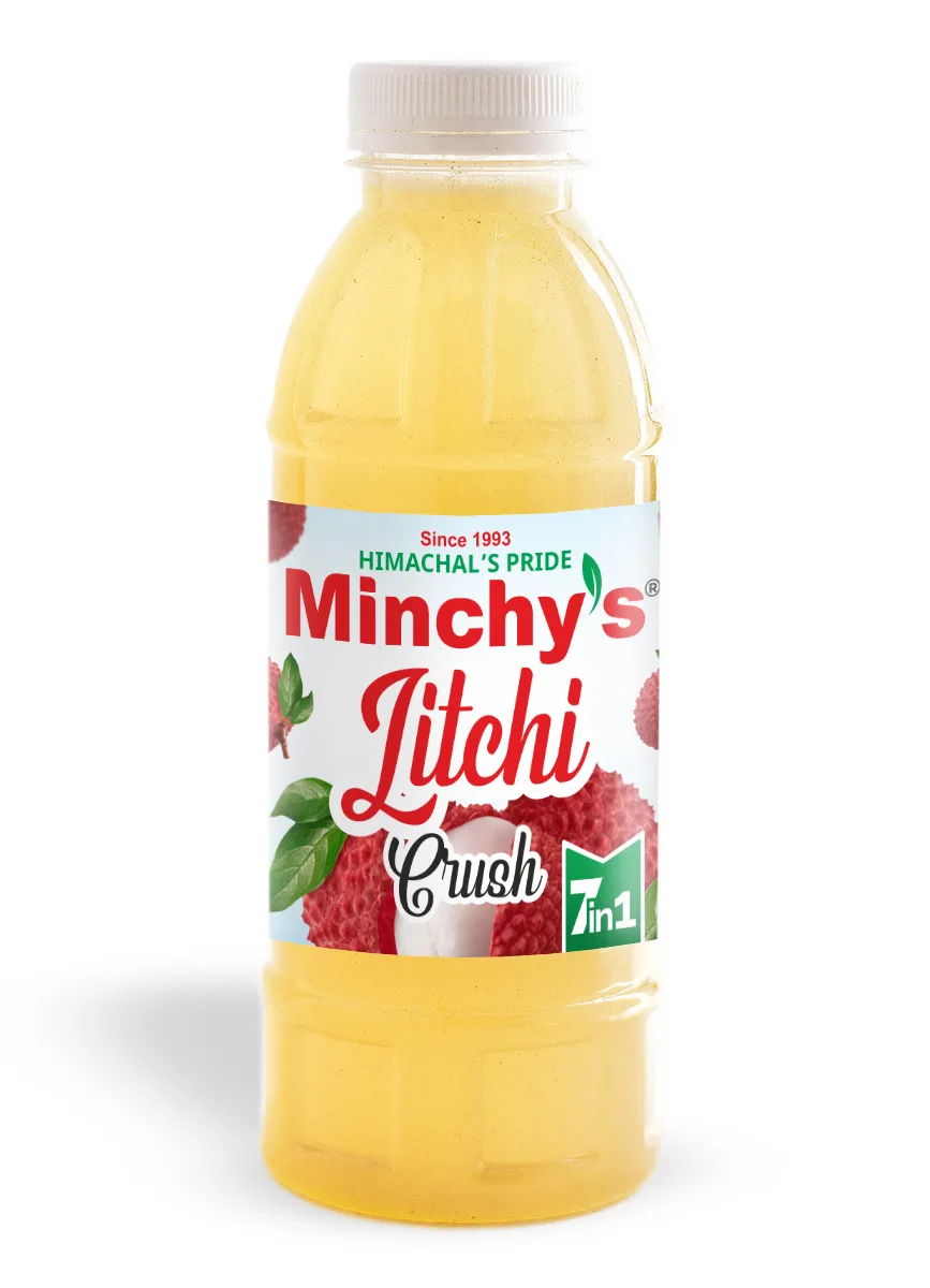 Minchy's Litchi Crush - 700ml litchi drink crush fruit crush litchi fruit crush lychee crush litchi crush