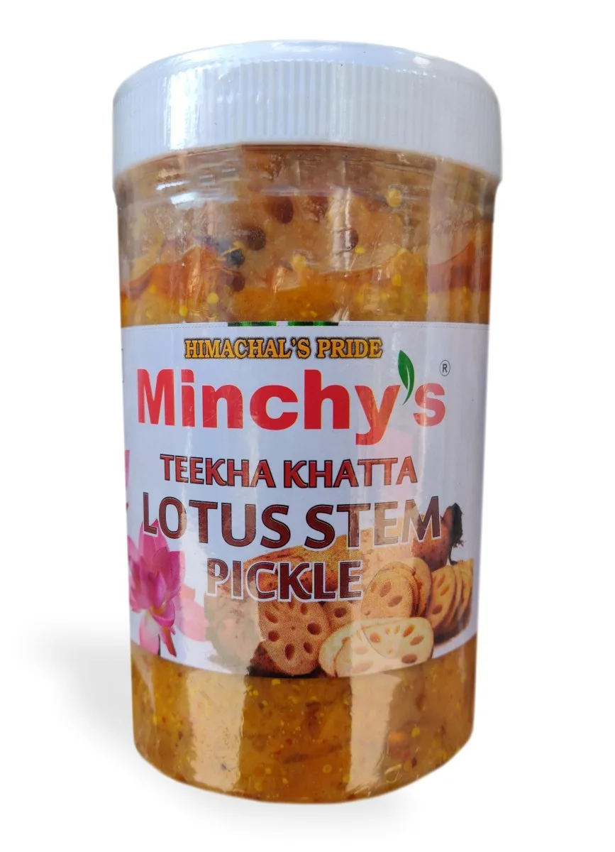 Minchys-Lotus-Stem-Pickle.jpg Lotus Stem Pickle Kamal Kakdi ka Achar