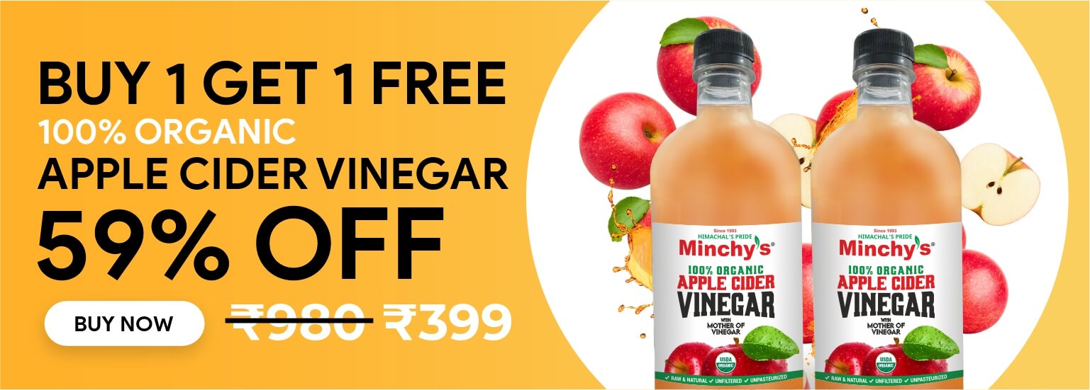 Minchy's Organic Apple Cider Vinegar 750ml
