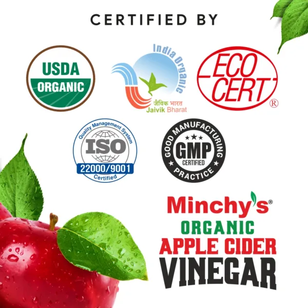 Organic Apple Cider Vinegar - 750 ml - Buy 1 Get 1 Free - Image 5