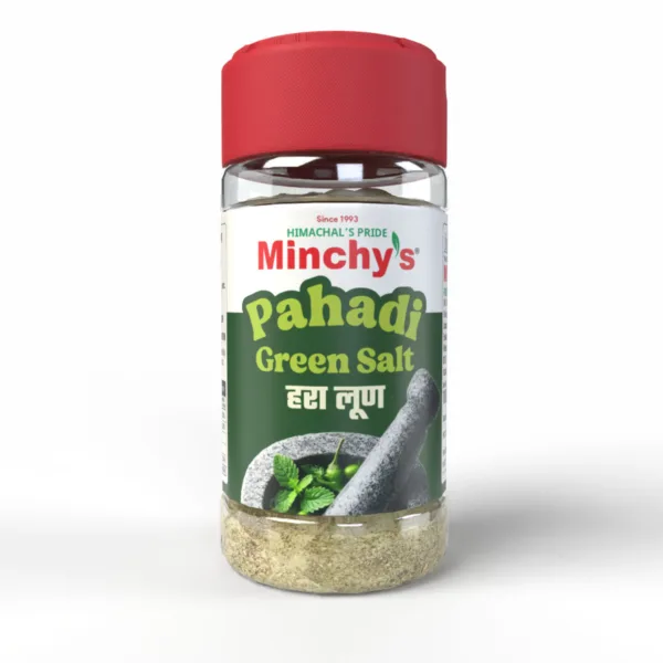 Minchy's Pahadi Green Salt - Hara Namak - Hara Loon, Pisyun Loon, Pahadi Namak