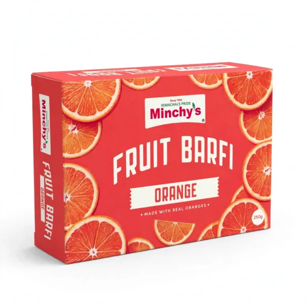 Minchy's Orange Fruit Barfi